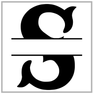 Fishtail Monogram